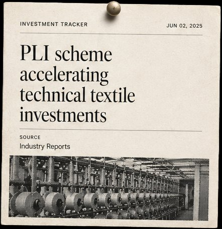 PLI scheme accelerating technical textile investments